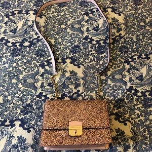 Kate Spade Pink Glitter crossbody